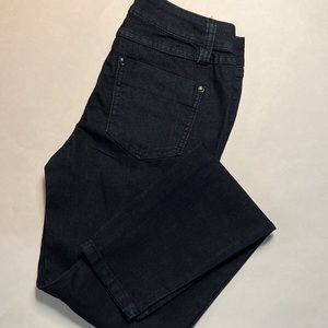 Dark wash denim jeggings